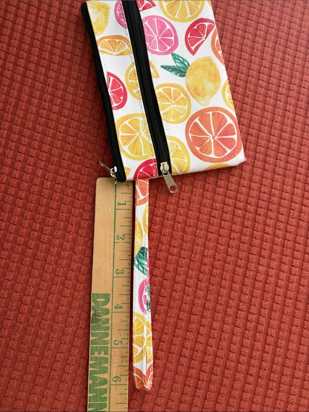 🍋 (3) Lemon/Citrus Fruits Cosmetics Bags